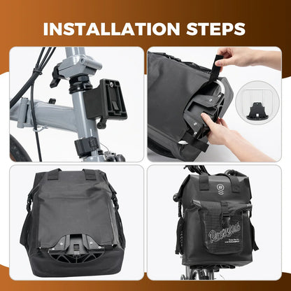 Bike Handlebar Bag for Folding Bike 18L