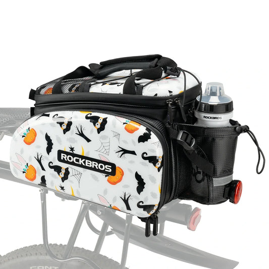 Bike Pannier Bag Double Side Storage with Rain Cover 17L-35L