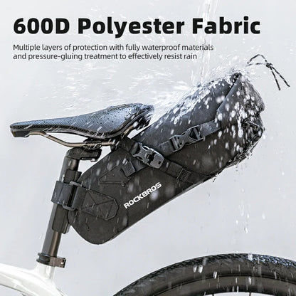 Bike Saddle Bag Waterproof 3L Bikepacking Bag
