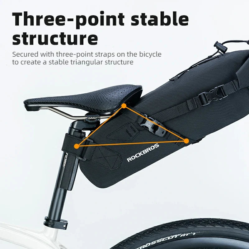 Bike Saddle Bag Waterproof 3L Bikepacking Bag