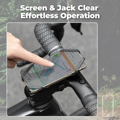 Bike Stem Phone Mount for Mountain & Road Bike 4-7 Inch