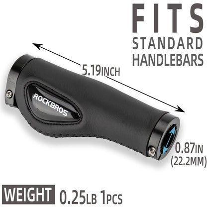 ROCKBROS Bike Handle Grips Ergonomics Design Soft Gel Dual Lock