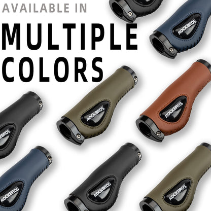 ROCKBROS Bike Handle Grips Ergonomics Design Soft Gel Dual Lock