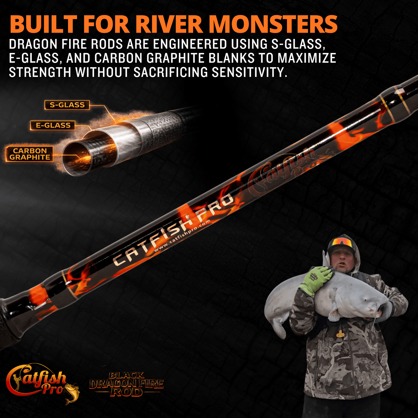 Black Dragon Fire Casting Rod