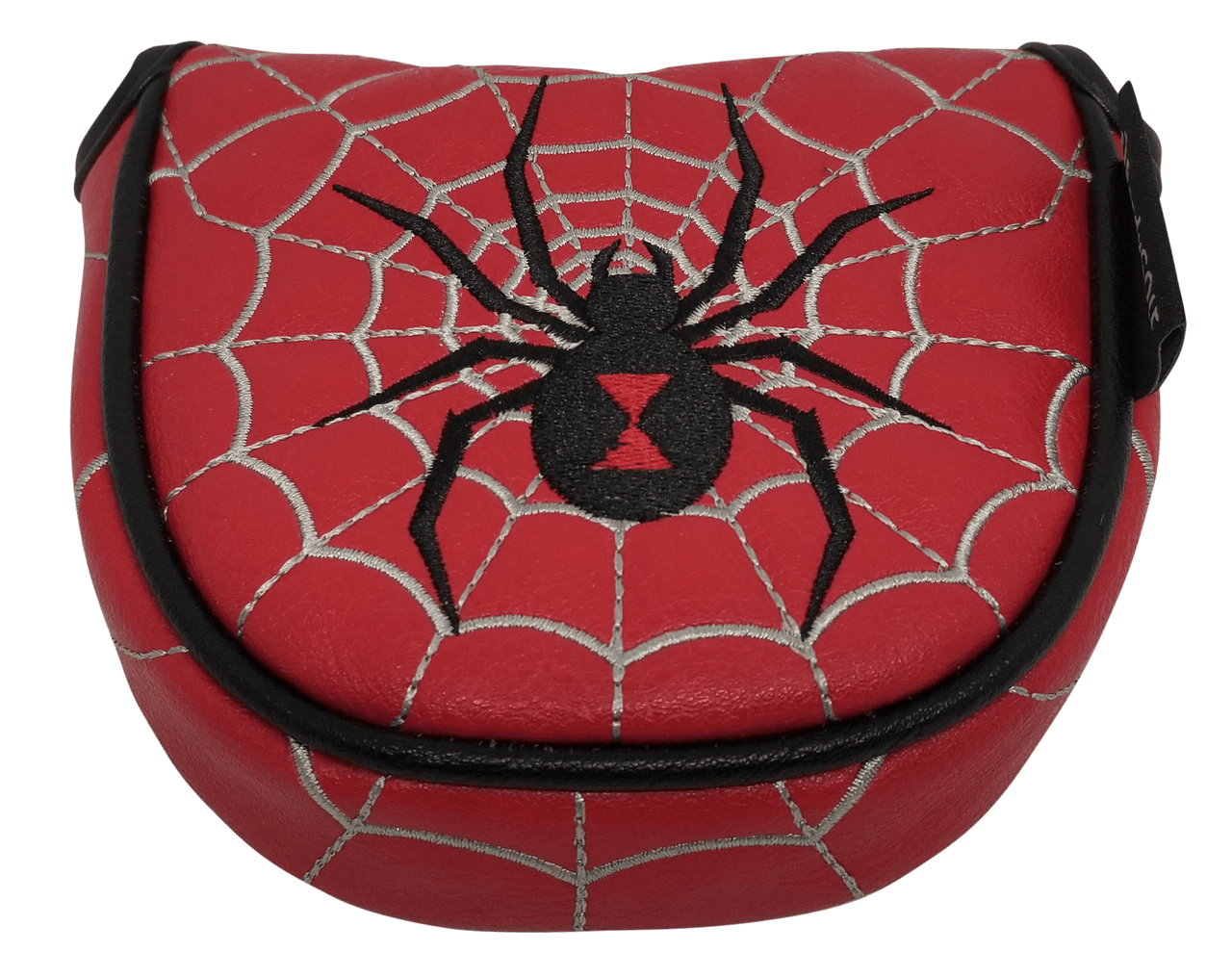 Black Widow Spider Embroidered Mallet Putter Cover by ReadyGOLF