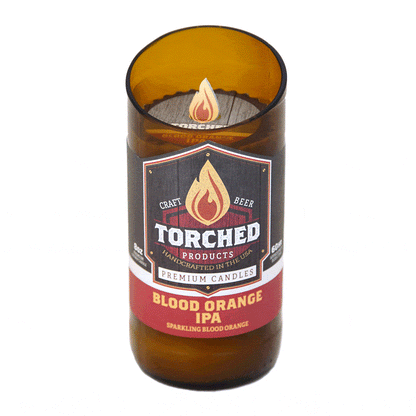 Blood Orange IPA Beer Candle