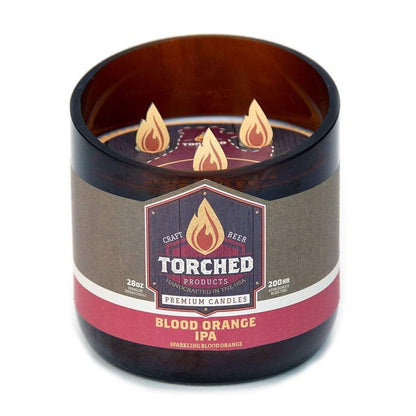 Blood Orange IPA Beer Candle