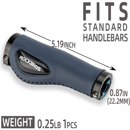 ROCKBROS Bike Handle Grips Ergonomics Design Soft Gel Dual Lock