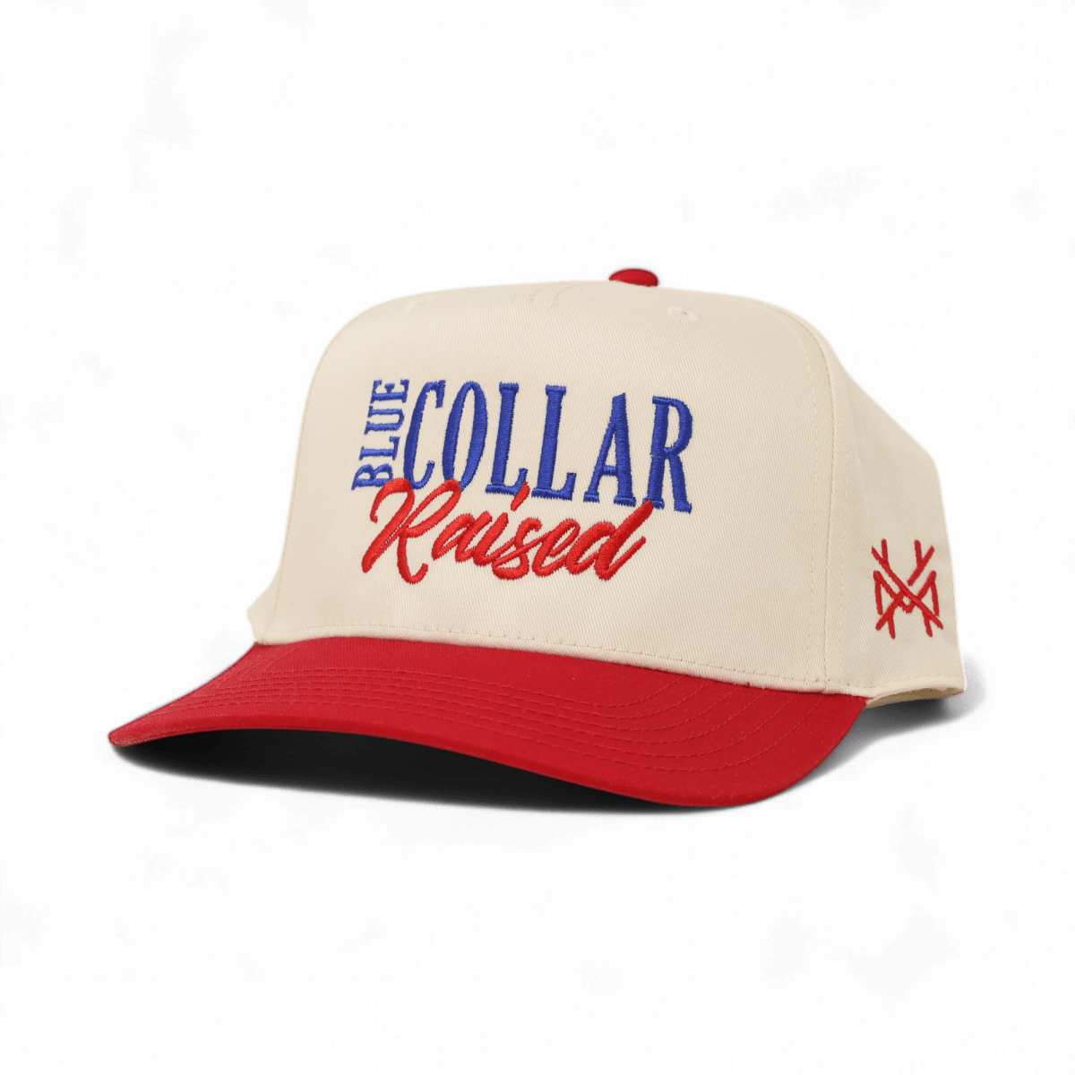 Blue Collar Raised Snapback Hat