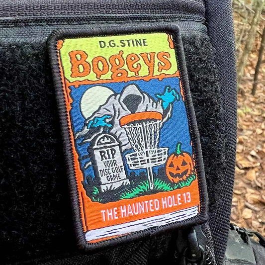 Bogey Bumps - Disc Golf Patch - Hook And Loop
