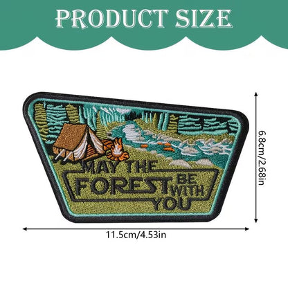 May The Forest Be With You Patch - Iron On
