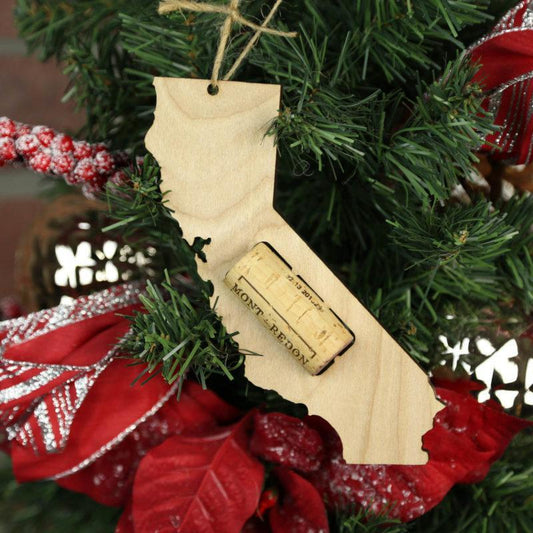 California Wine Cork Holder Ornaments