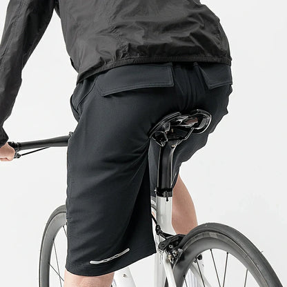 Men's 2-in-1 Casual Cycling Shorts with 3D Padded Liner