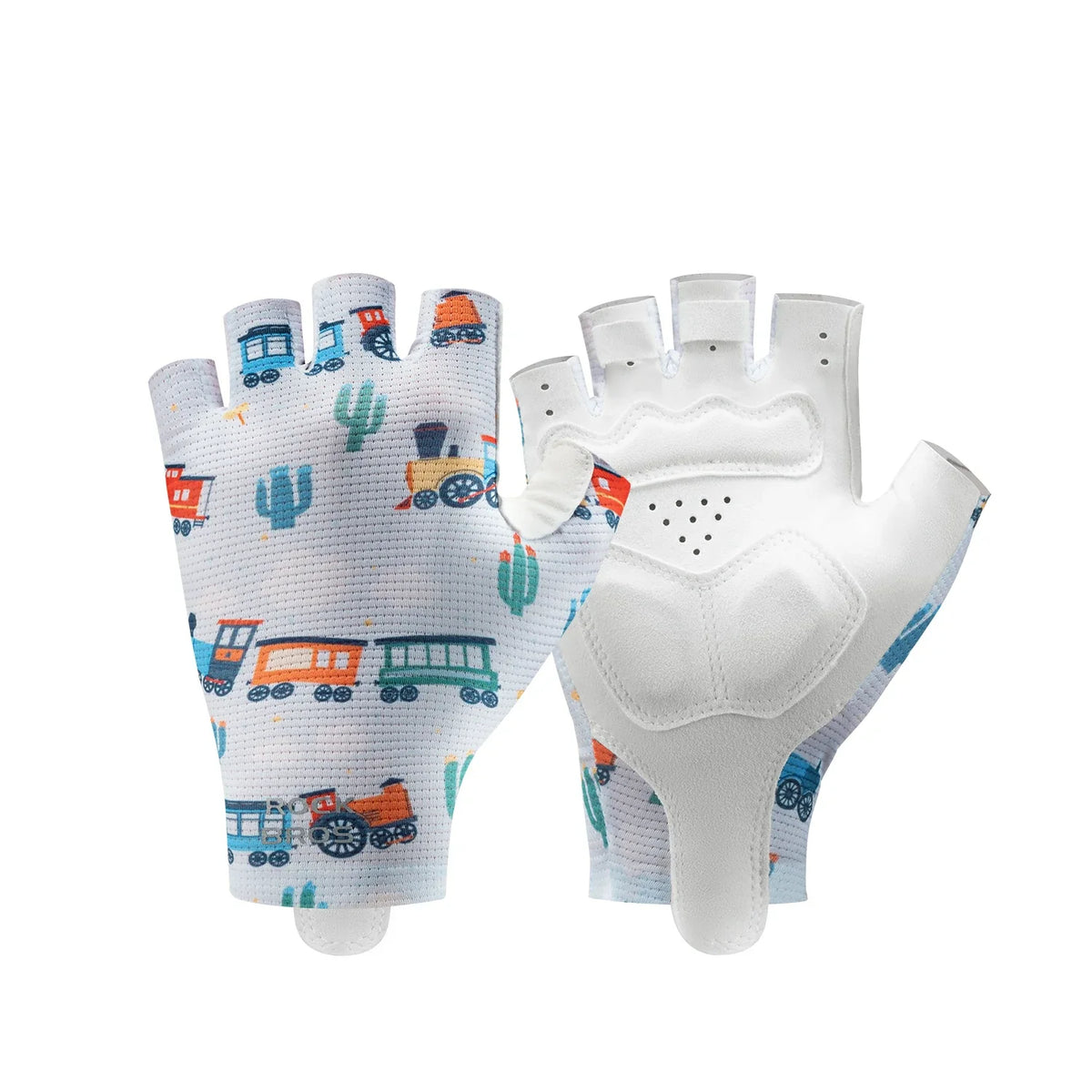 Kids Half Finger Cycling Gloves Non Slip