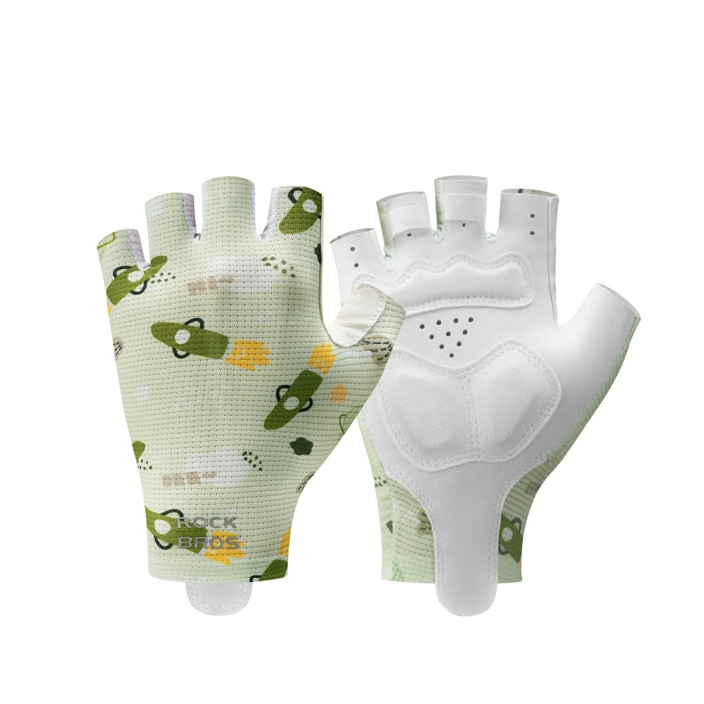 Kids Half Finger Cycling Gloves Non Slip