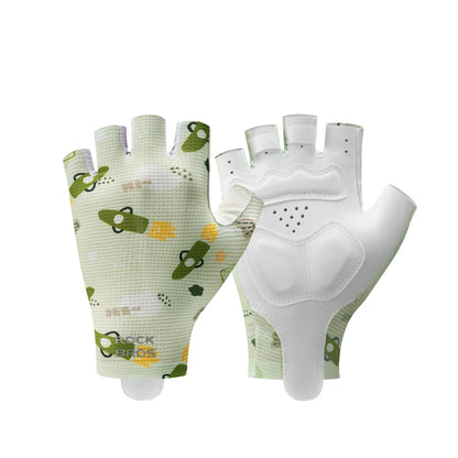 Kids Half Finger Cycling Gloves Non Slip