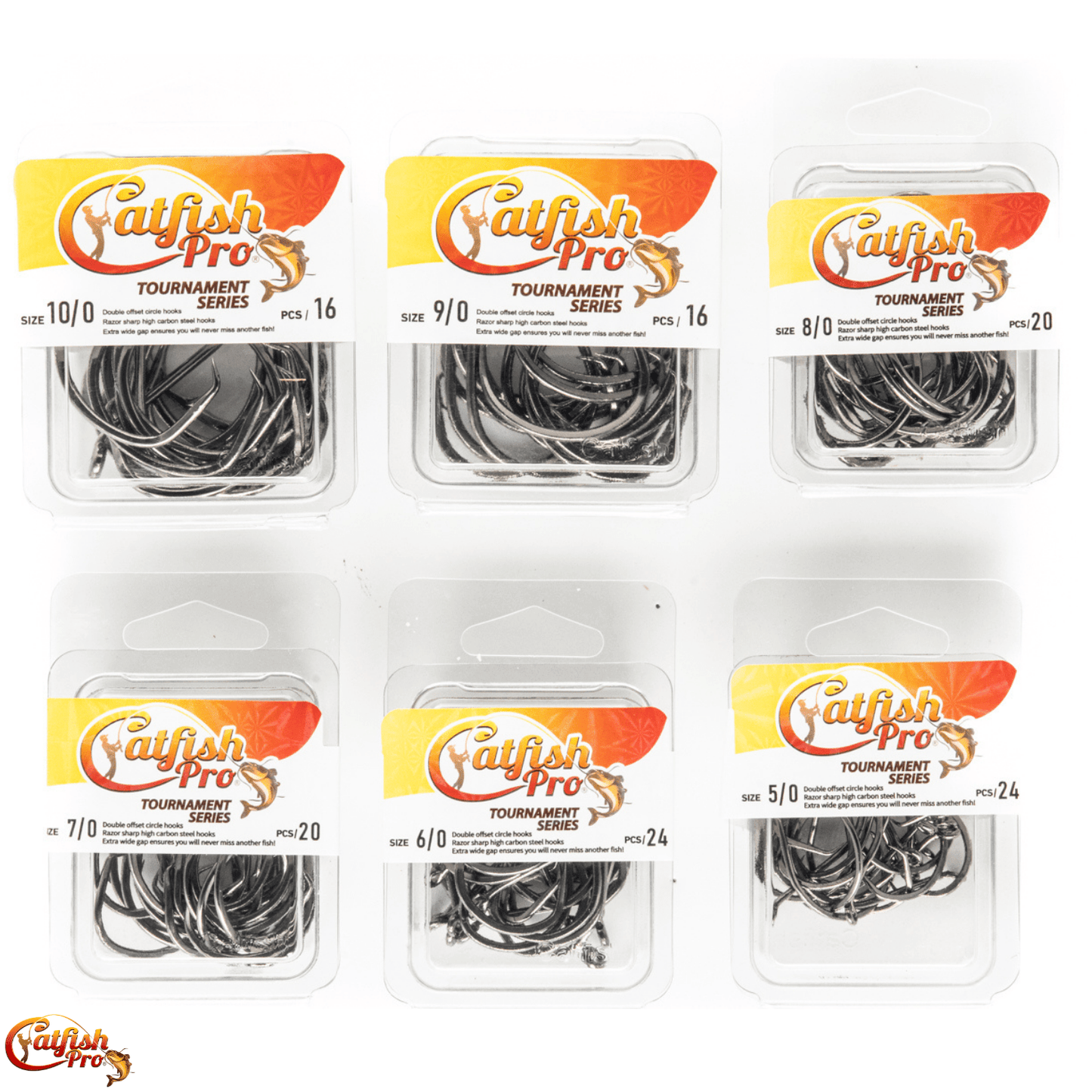 Double Offset Circle Hooks 7/0 - Value Pack
