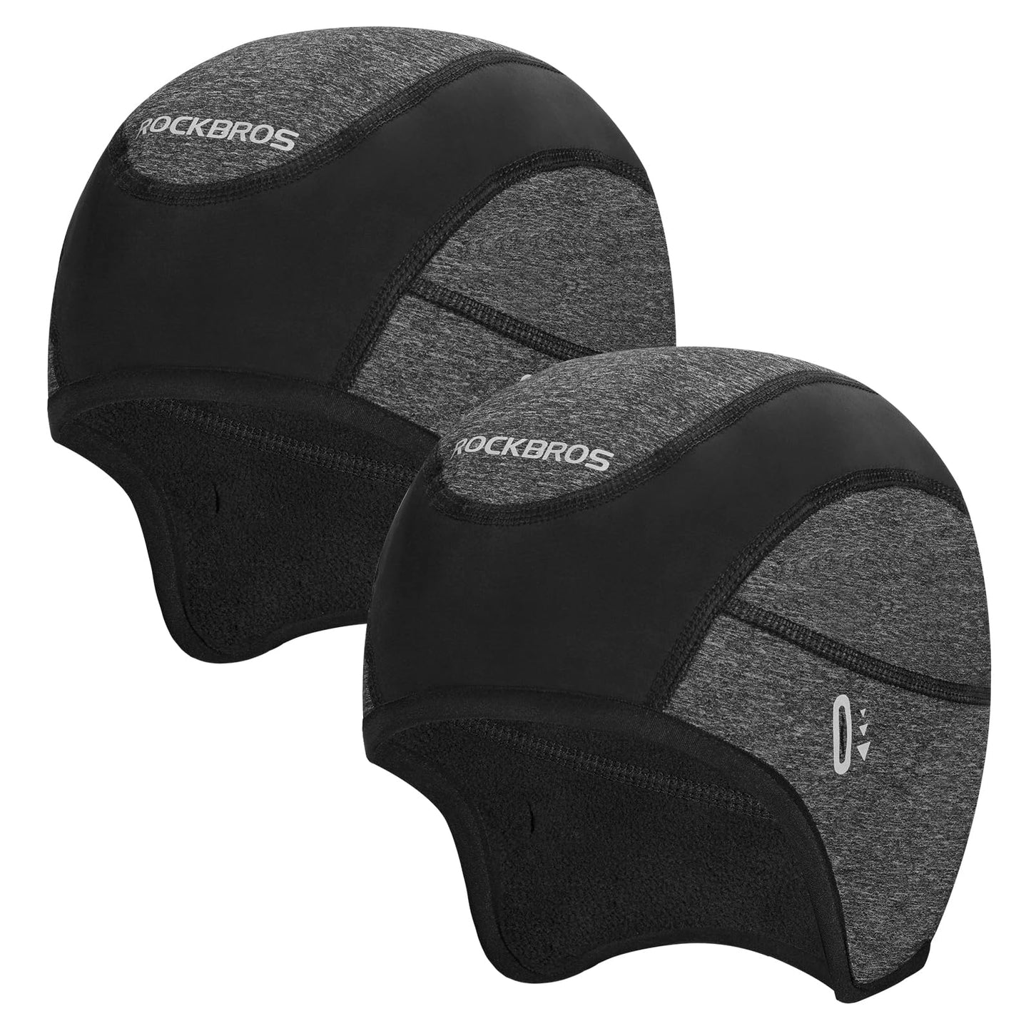ROCKBROS Winter Cycling Caps for Men Women Windproof Hat with Sun Visor Under Helmet Liner