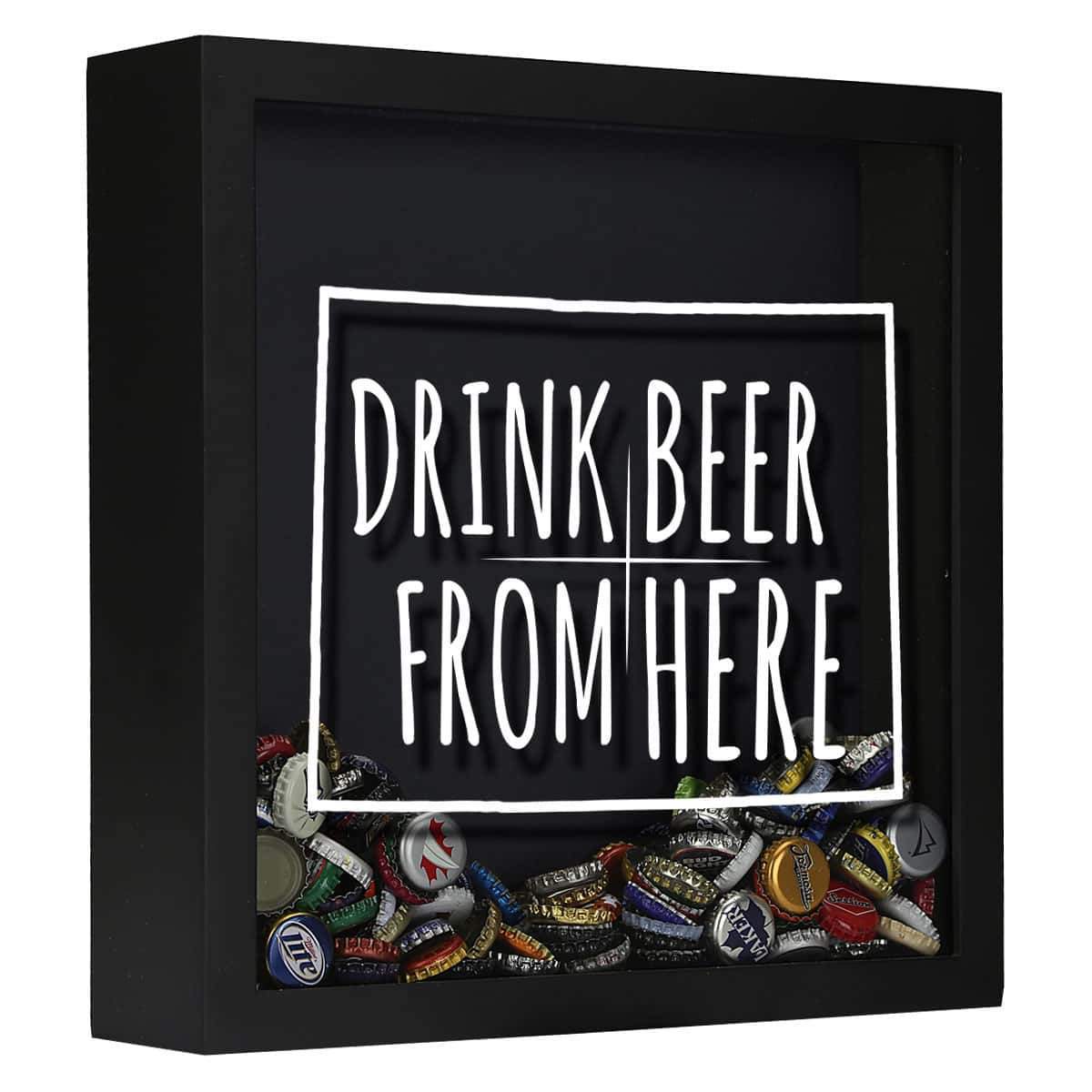 Colorado Drink Beer From Here Beer Cap Shadow Box