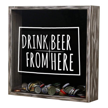 Colorado Drink Beer From Here Beer Cap Shadow Box
