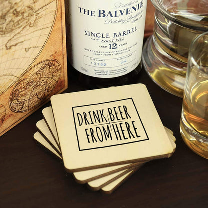 Colorado Drink Beer From Here Coasters