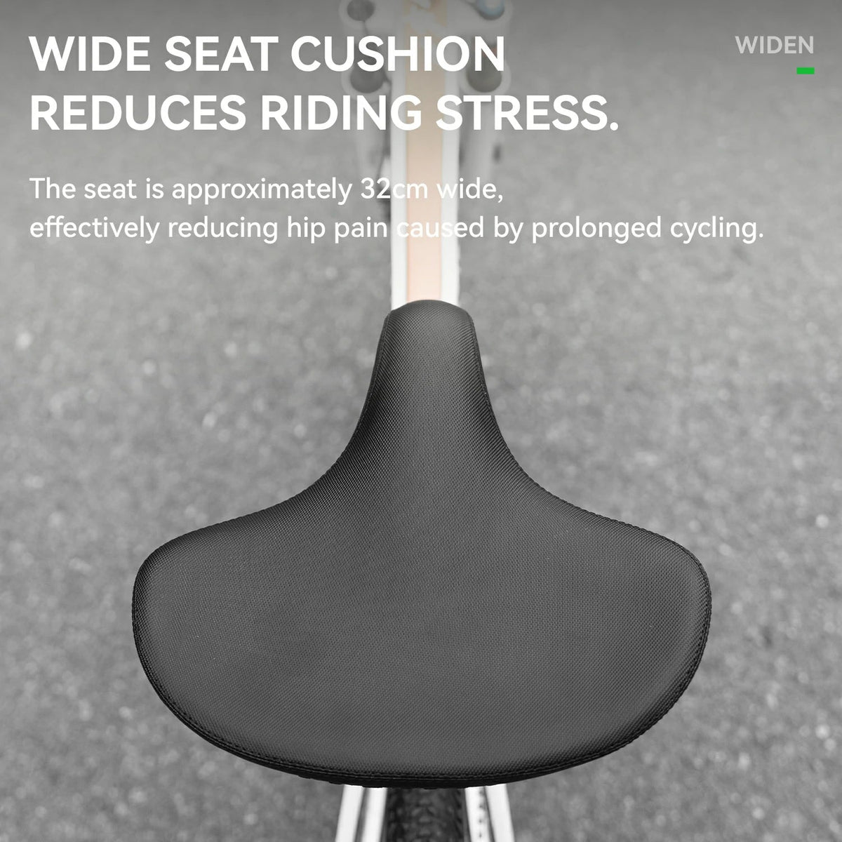 Comfort Bike Seat Cushion Extra Wide and Thick
