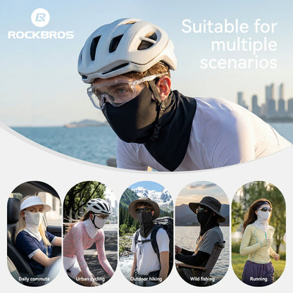 Cooling Face Mask Neck Gaiter for Cycling & Outdoor