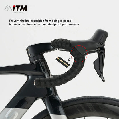 ITM Cork-EVA Road Bike Handlebar Tape – 2.5mm 3D Grip 2 Rolls