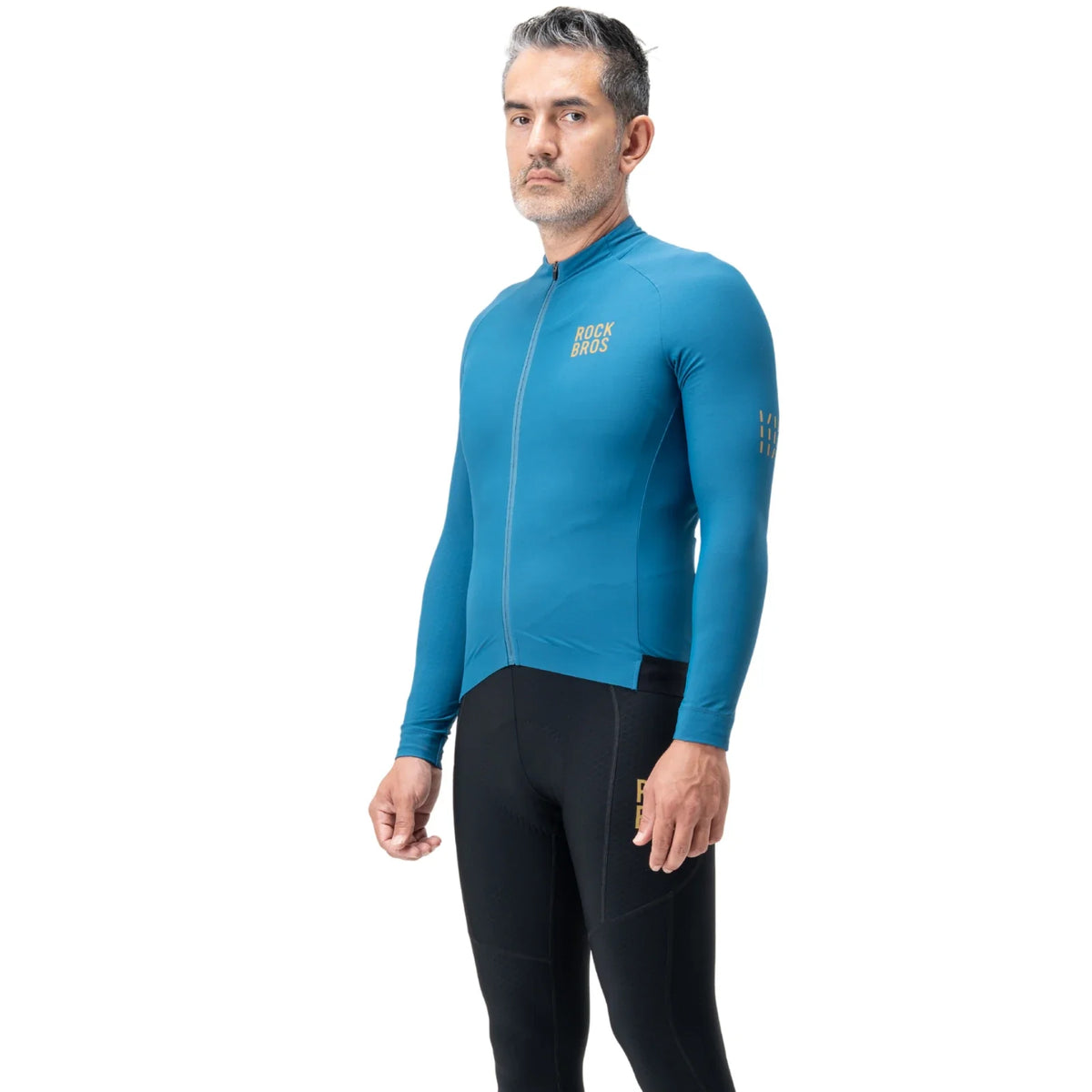 Men's Thermal Cycling Jersey for 43–64°F | Fleece Lined | Diamond