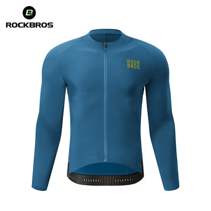 Men's Thermal Cycling Jersey for 43–64°F | Fleece Lined | Diamond
