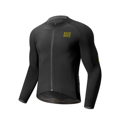 Men's Thermal Cycling Jersey for 43–64°F | Fleece Lined | Diamond