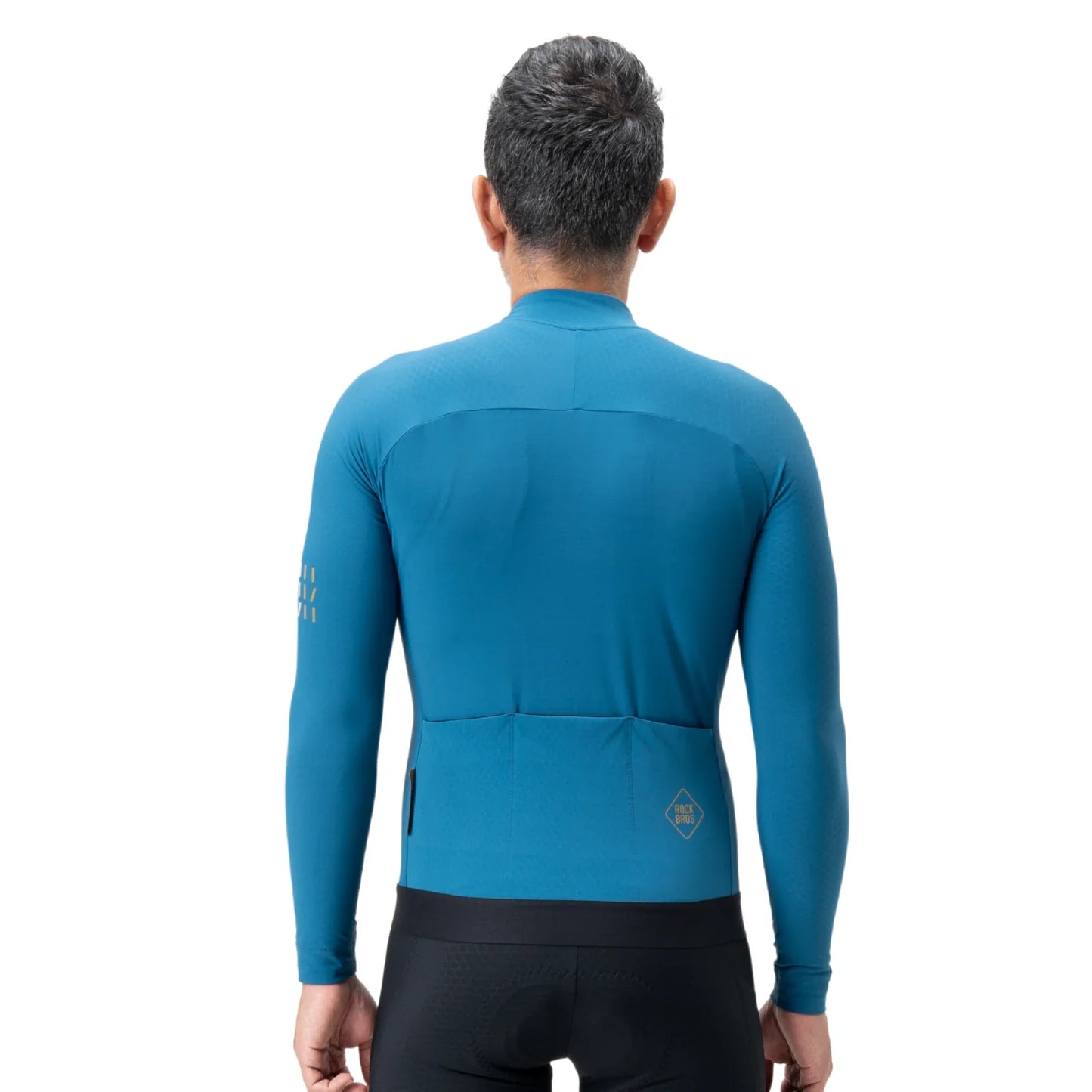 Men's Thermal Cycling Jersey for 43–64°F | Fleece Lined | Diamond