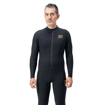 Men's Thermal Cycling Jersey for 43–64°F | Fleece Lined | Diamond
