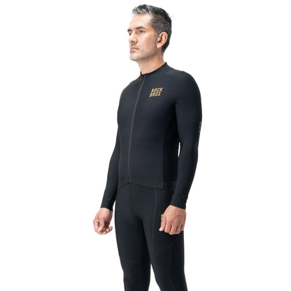Men's Thermal Cycling Jersey for 43–64°F | Fleece Lined | Diamond