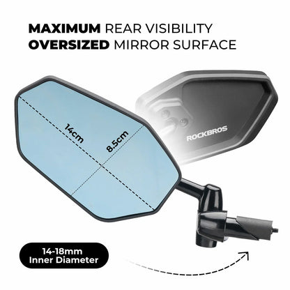 Cycling Mirror Wide-Angle Anti-Glare Rear View