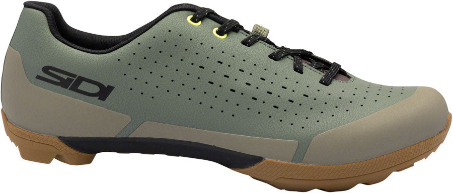 SIDI Asper Laces Gravel Shoes - Men's Military 43.5 Millennium Fit
