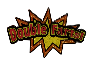 Double Farts Starburst Golf Ball Marker & Hat Clip by ReadyGOLF