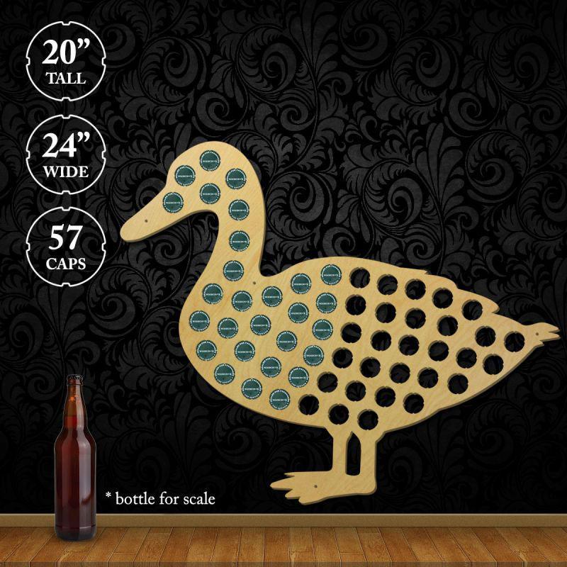 Duck Standing Beer Cap Trap