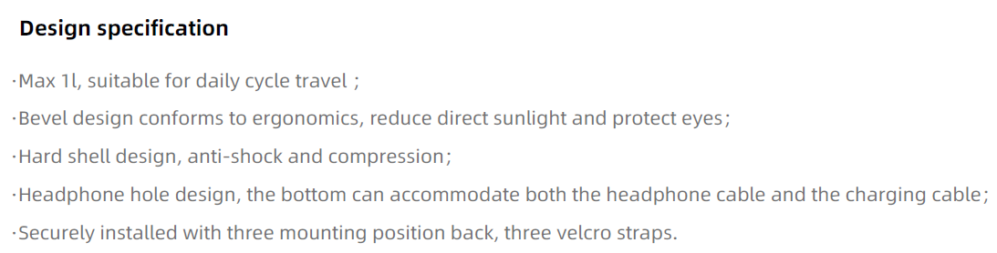 Rhinowalk Hard Shell Handle Bar Bike Phone Bag