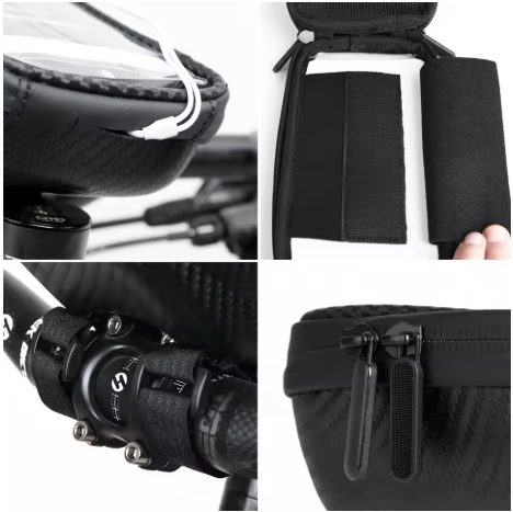 Rhinowalk Hard Shell Handle Bar Bike Phone Bag