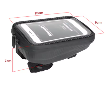 Rhinowalk Hard Shell Handle Bar Bike Phone Bag