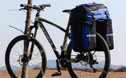 Rhinowalk 3 in 1 Pannier Bag Bicycle Rack Trunks Rear Seat Multifuction Bike Rack Bag 70L