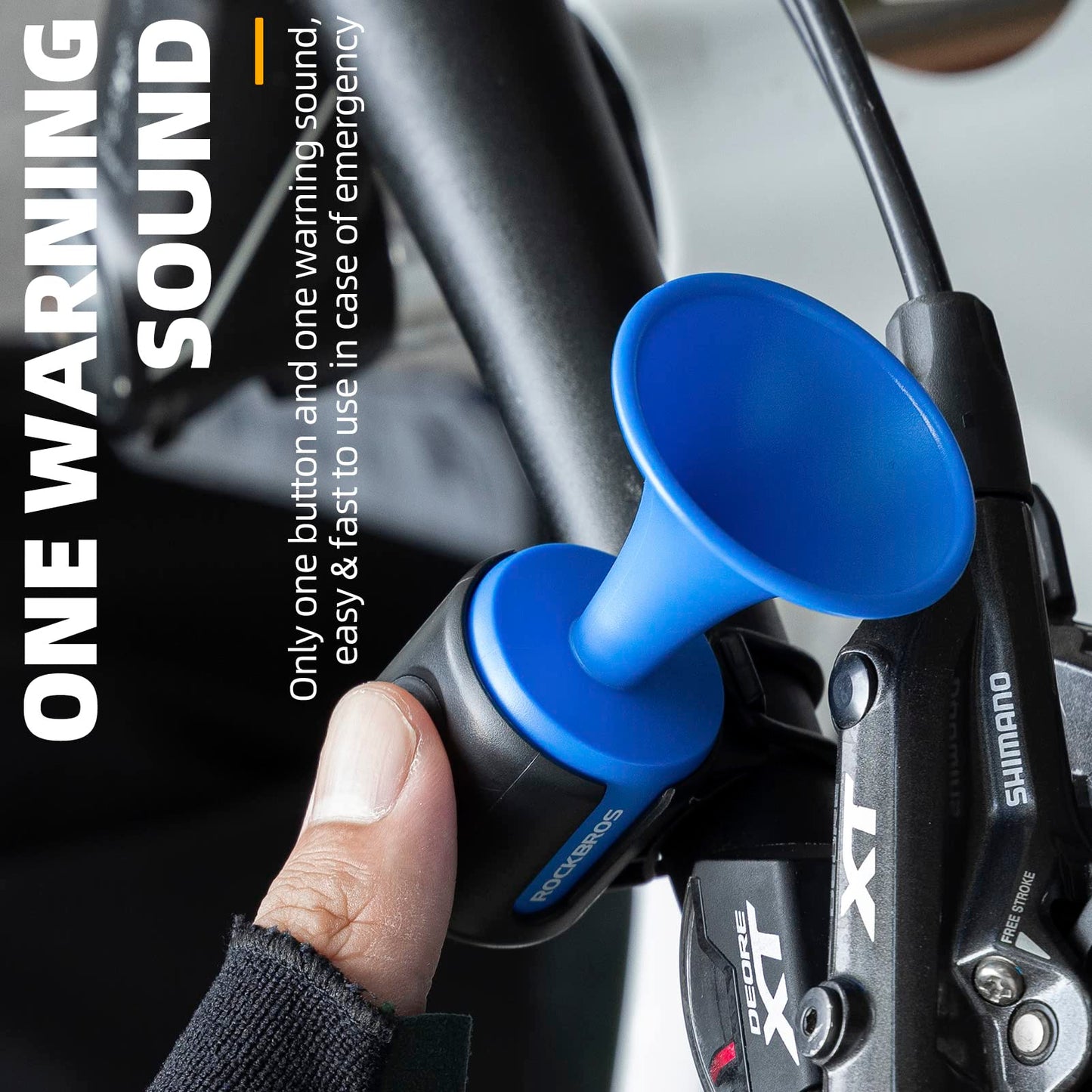 Electric Bike Horn 120dB IPX4 Waterproof for Ebike Scooter