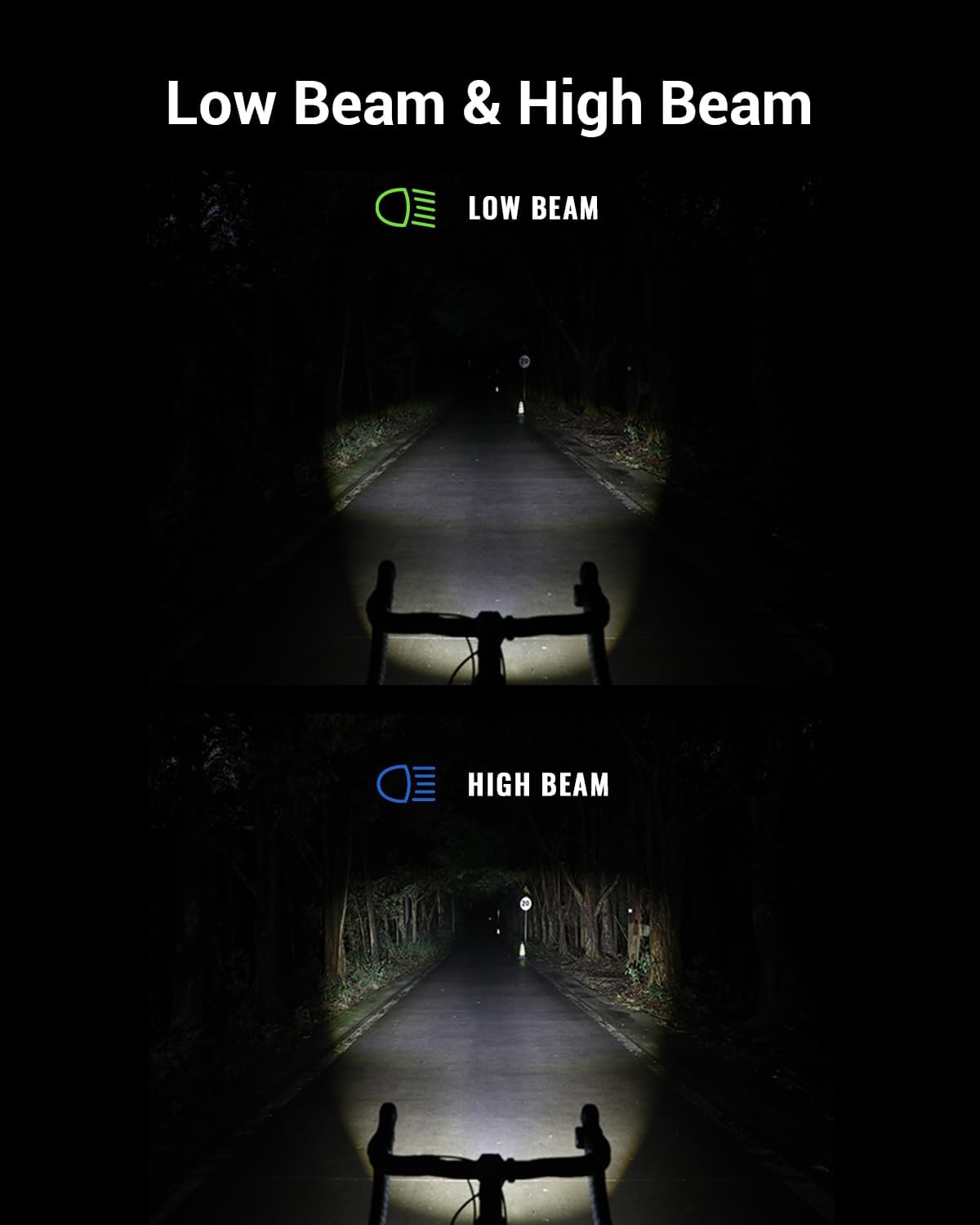 Magicshine EVO 1300 Bike Light with Remote Control, 1300 Lumens Waterproof Bicycle Headlight, USB-C Rechargeable Front Light for Night Riding