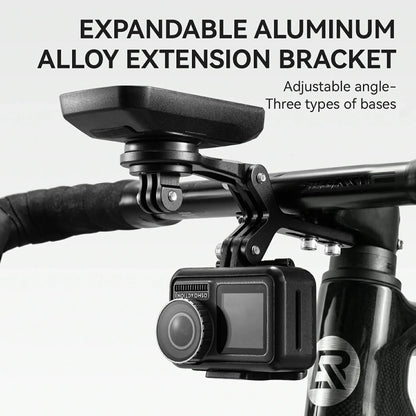 Bike Mount Extension Base for Bike Computer, Light & Action Camera