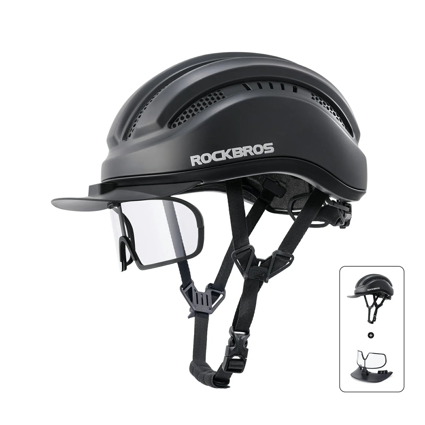 Bike Cycling Helmet with Magnetic Visor