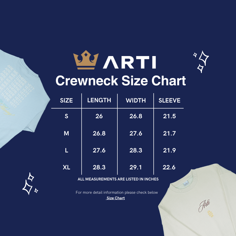 ARTI “Let’s Play” Heavyweight Crewneck – Olive