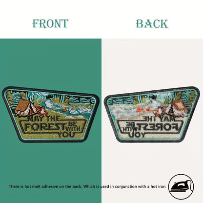 May The Forest Be With You Patch - Iron On