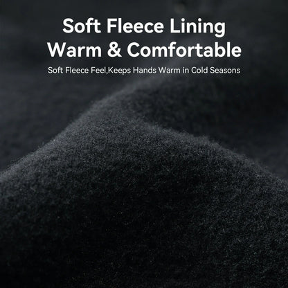 Fleece-Lined Full-Finger Cycling Gloves