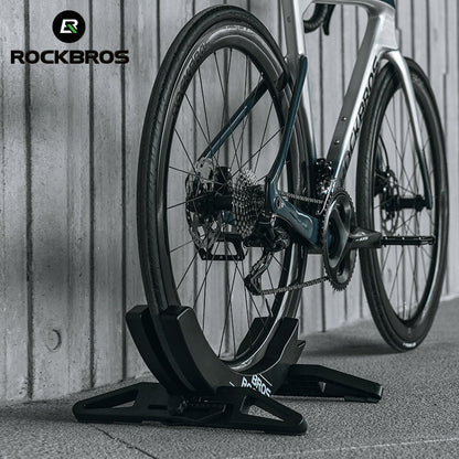 ROCKBROS Adjustable Bike Floor Stand for Versatile Tire Sizes